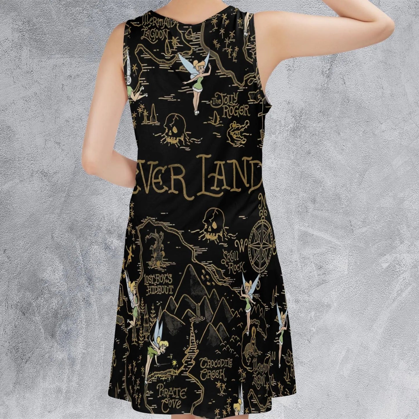 Casual Sleeveless Dress - MLLS9QYE