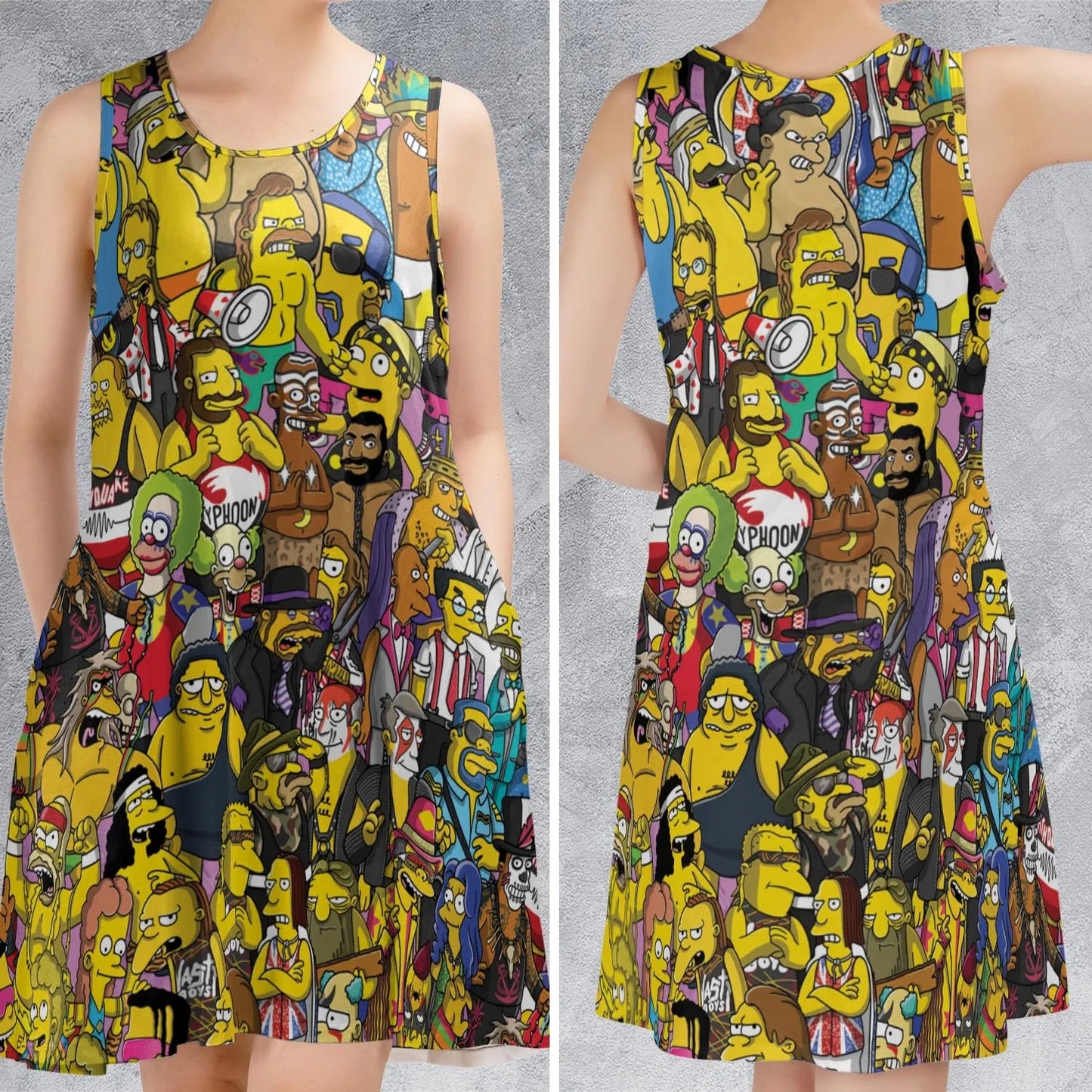 Casual Sleeveless Dress - S95JGQE4