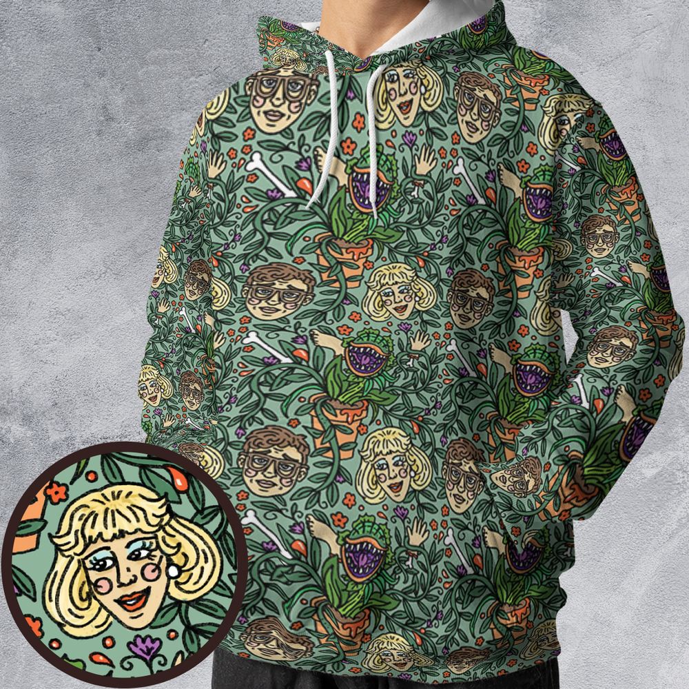 All-over Print Hoodie - YUY3B4MT -  - 1