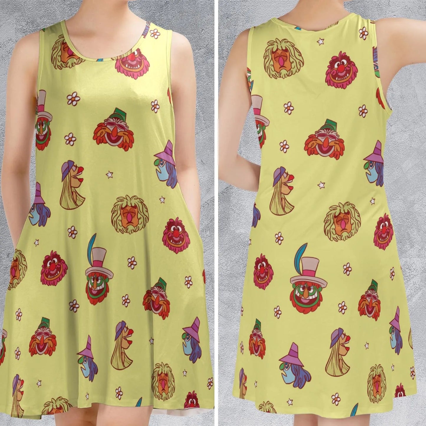 Casual Sleeveless Dress - 528RKPA9