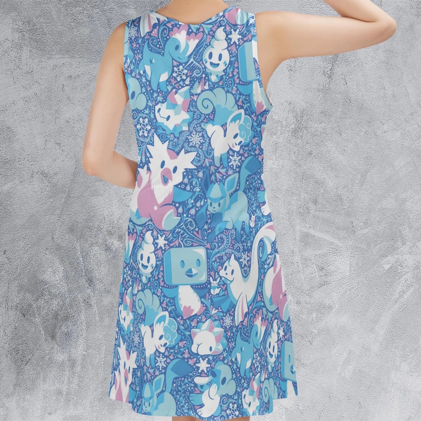 Casual Sleeveless Dress - KJVLSM3Z