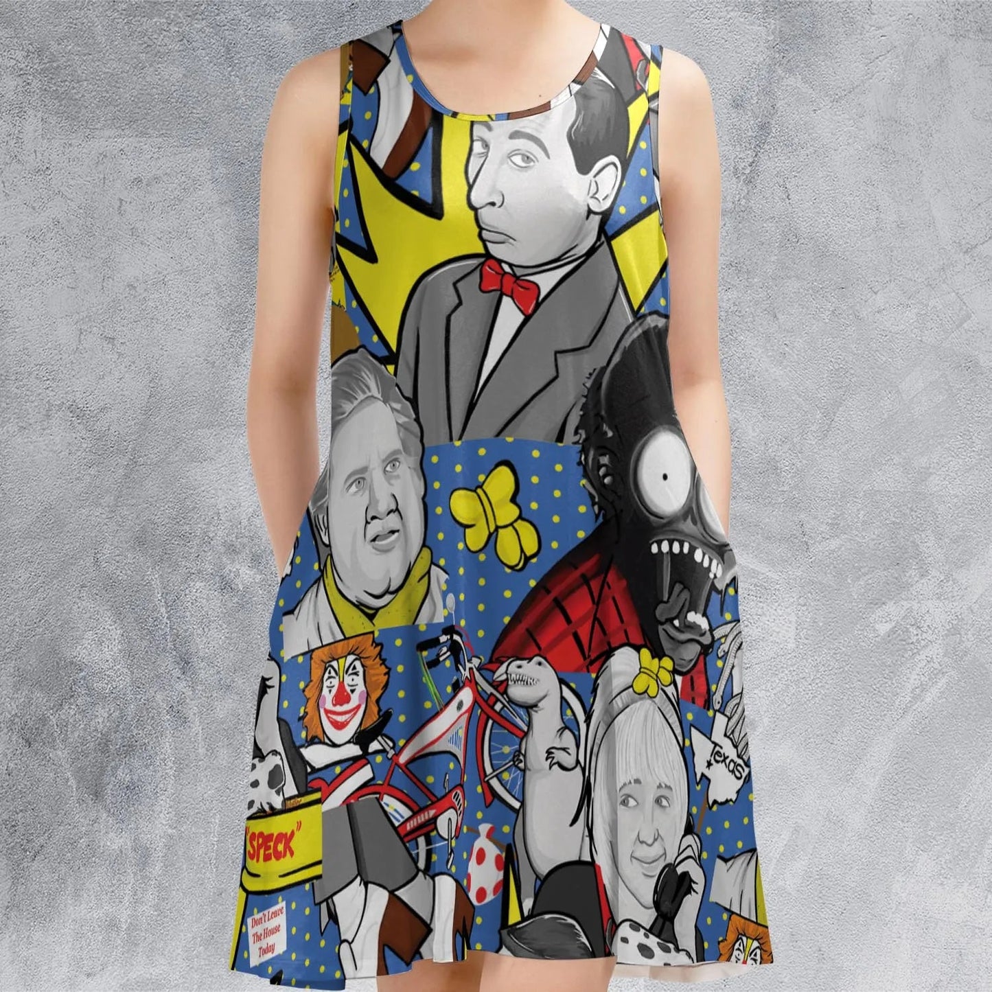Casual Sleeveless Dress - VBCDXN2C