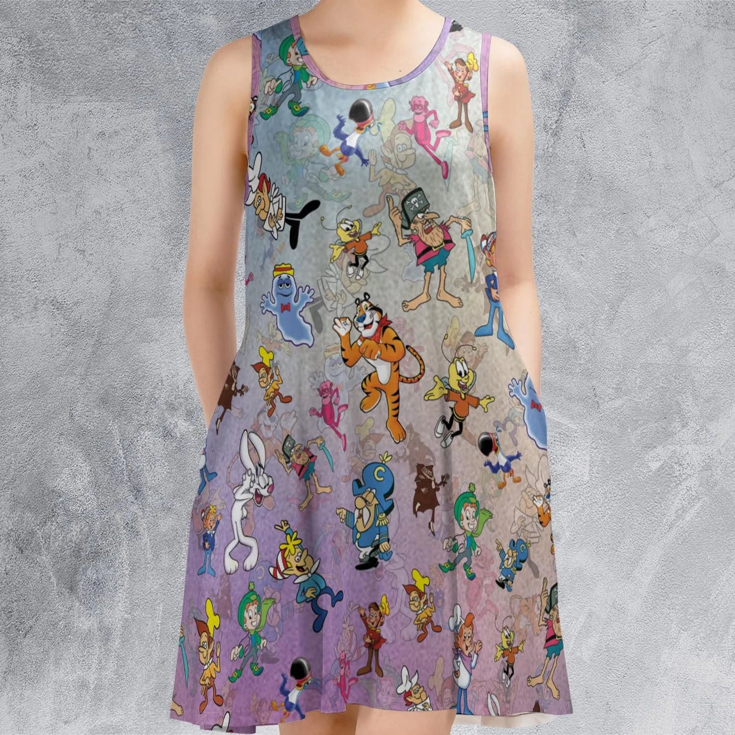 Casual Sleeveless Dress - ZV27UY98