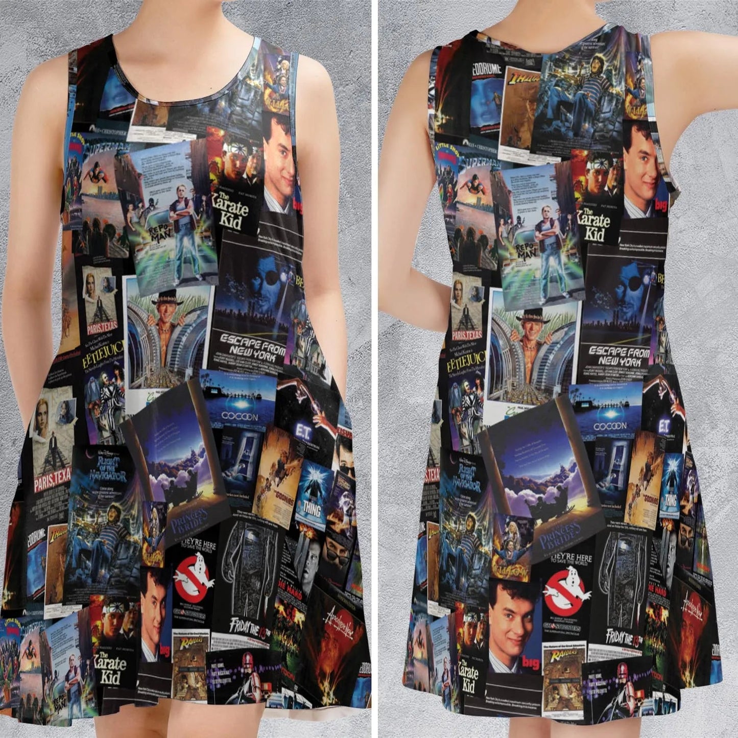 Casual Sleeveless Dress - JTGCZQTQ