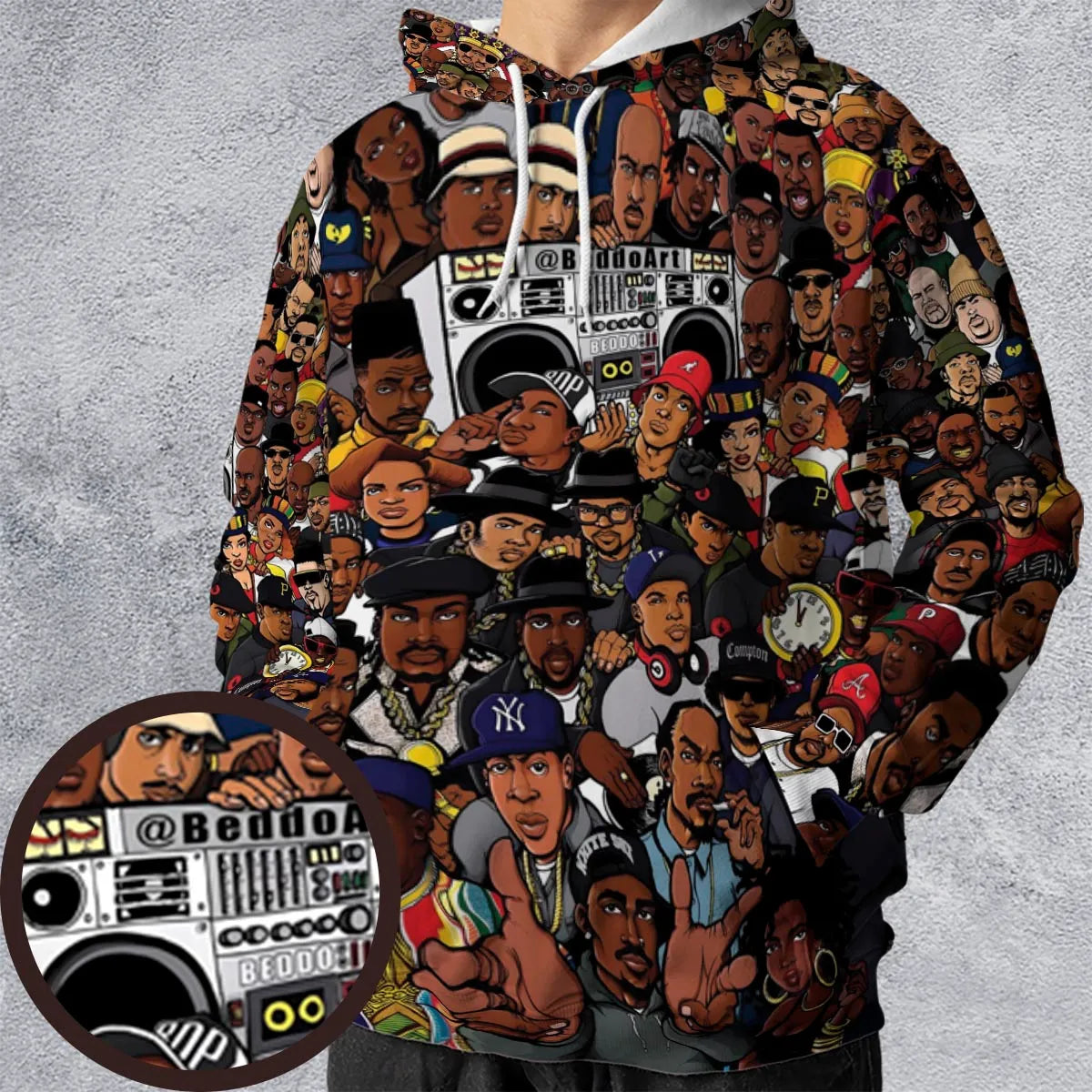 Full Print Hoodie - HLZPKWUV