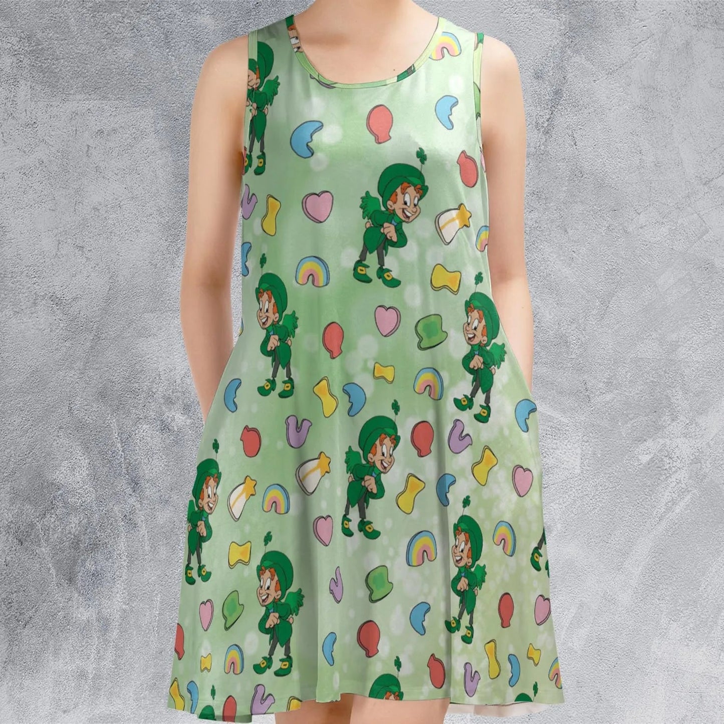 Casual Sleeveless Dress - T3TL4U52