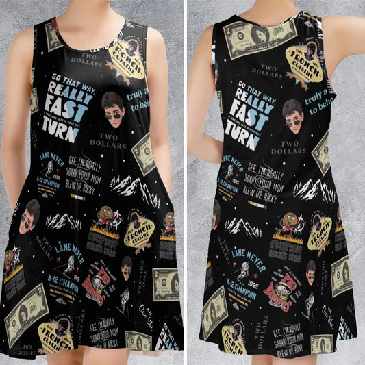 Casual Sleeveless Dress - BG1T6NRH