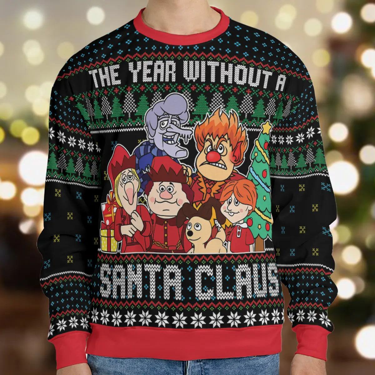 Ugly Christmas Sweatshirt - K4GPDMQU