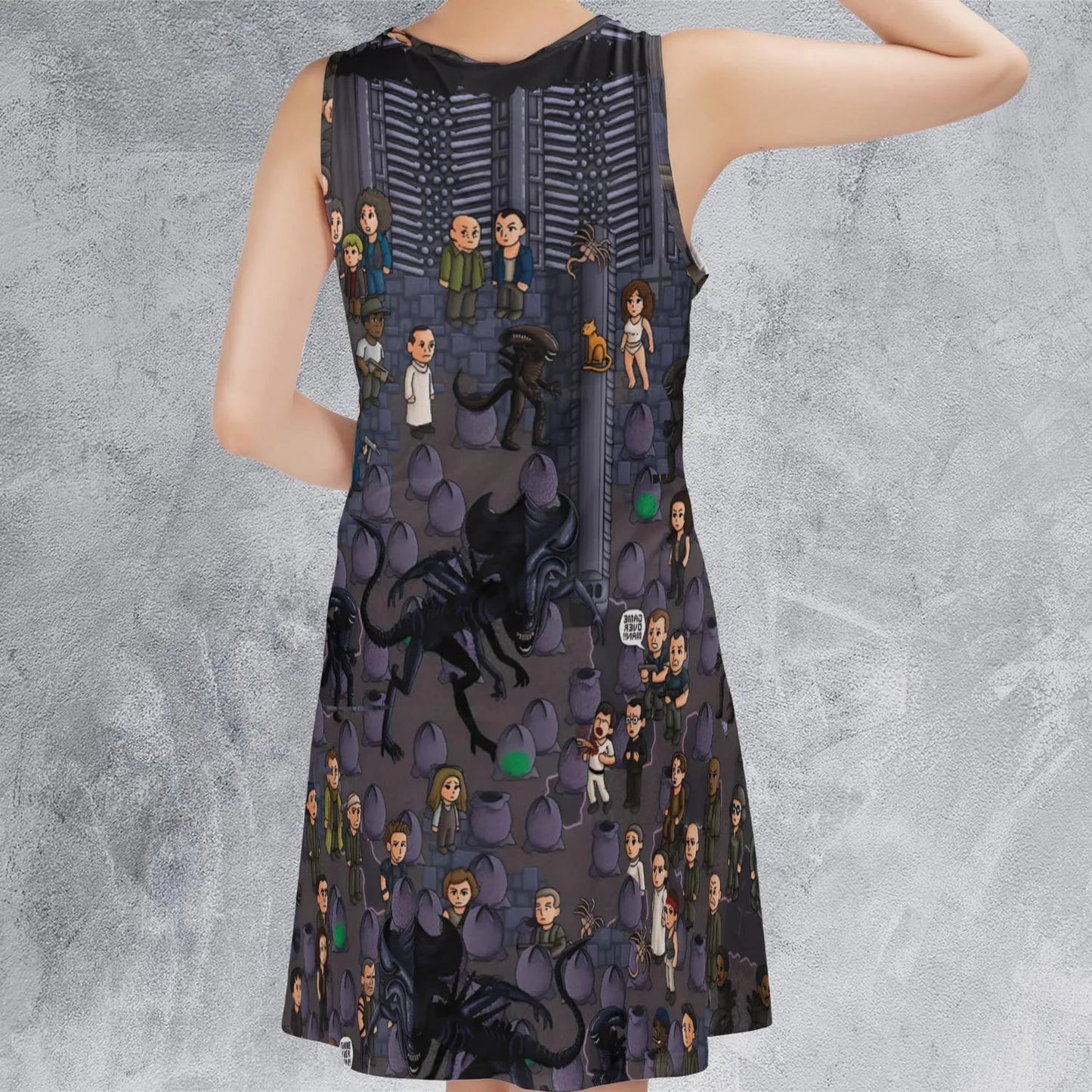 Casual Sleeveless Dress - YUUXYK1T