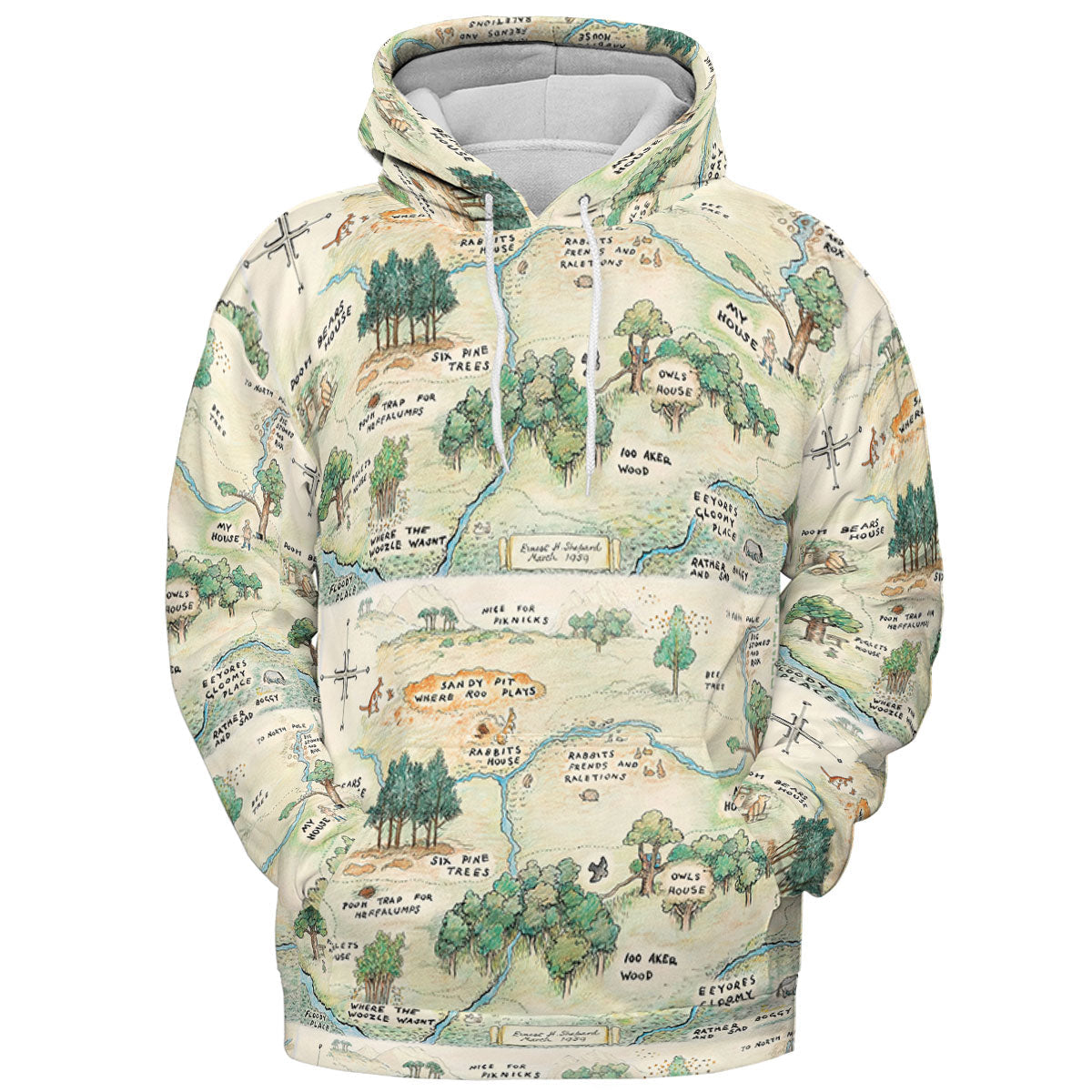 Full Print Hoodie - JAUH81JU