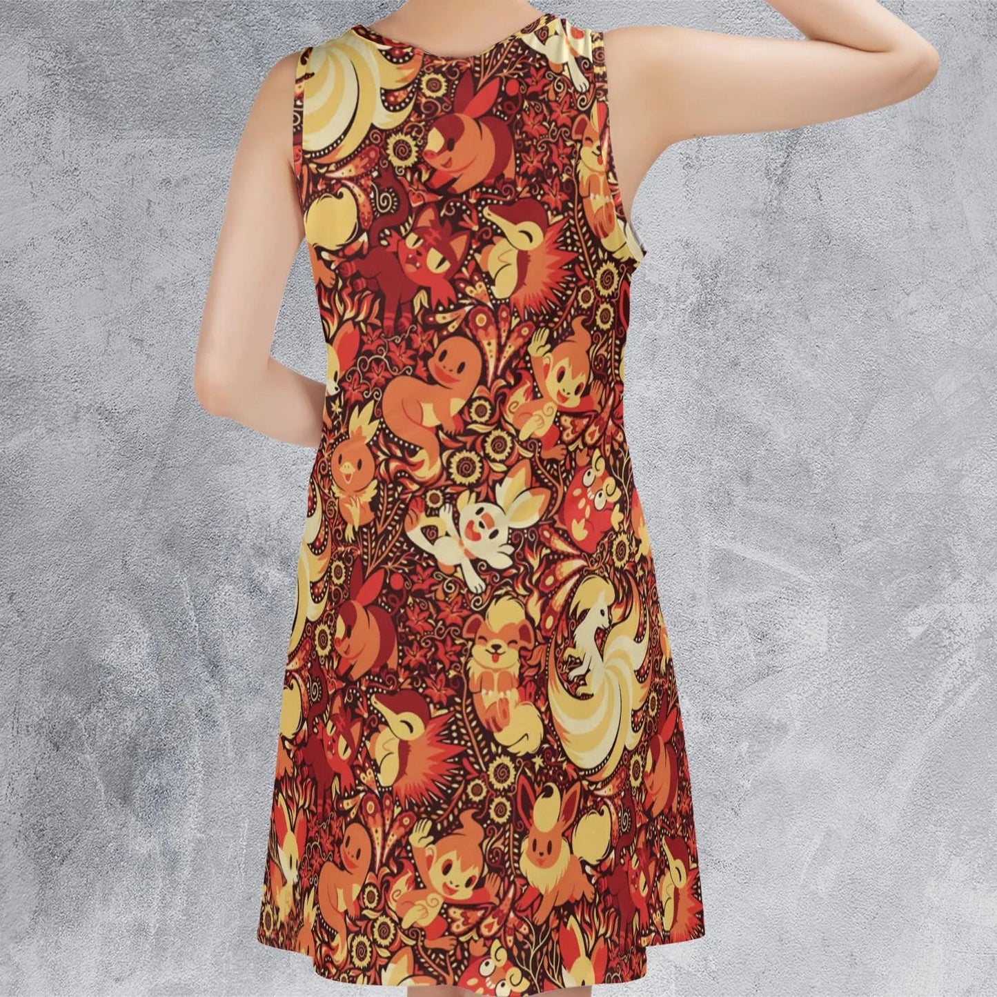 Casual Sleeveless Dress - VHNR6LRB