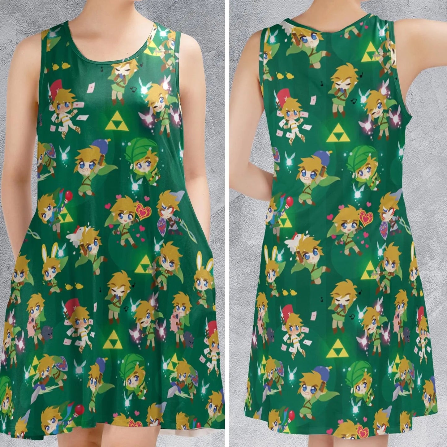 Casual Sleeveless Dress - SF2BZVFG