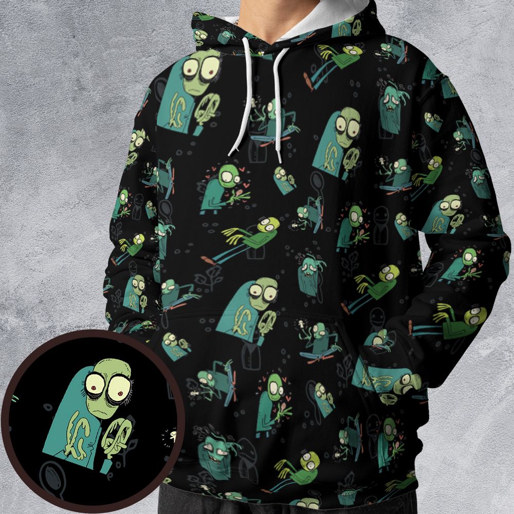 All-over Print Hoodie - ADFEJKFY -  - 1