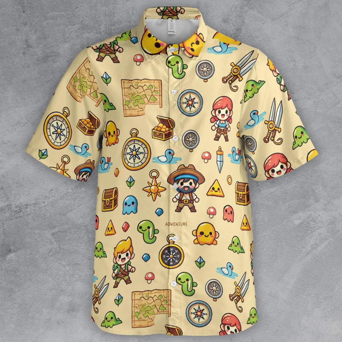 Short Sleeve Button Shirt - 2XEVDYTE
