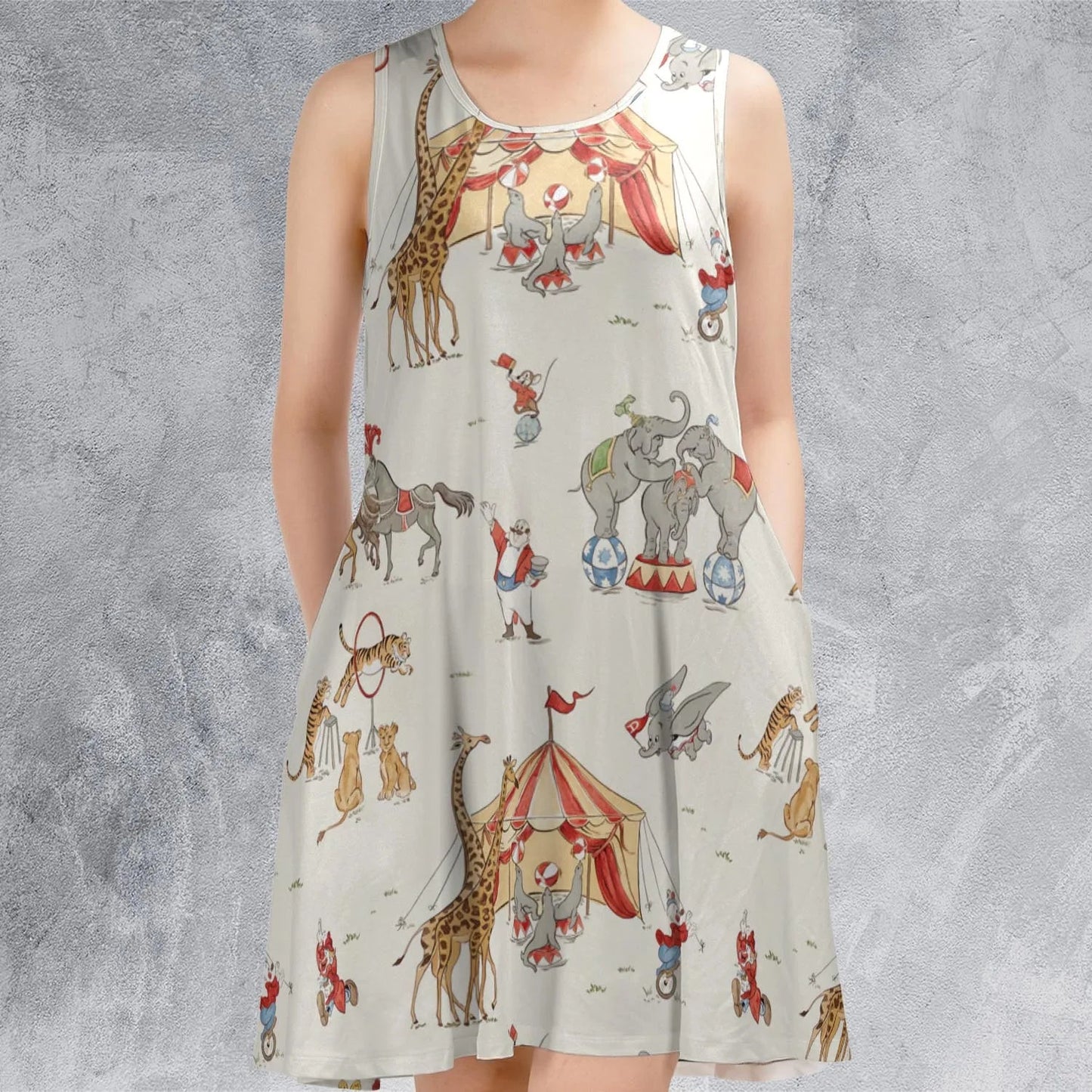 Casual Sleeveless Dress - PW9VXYXZ