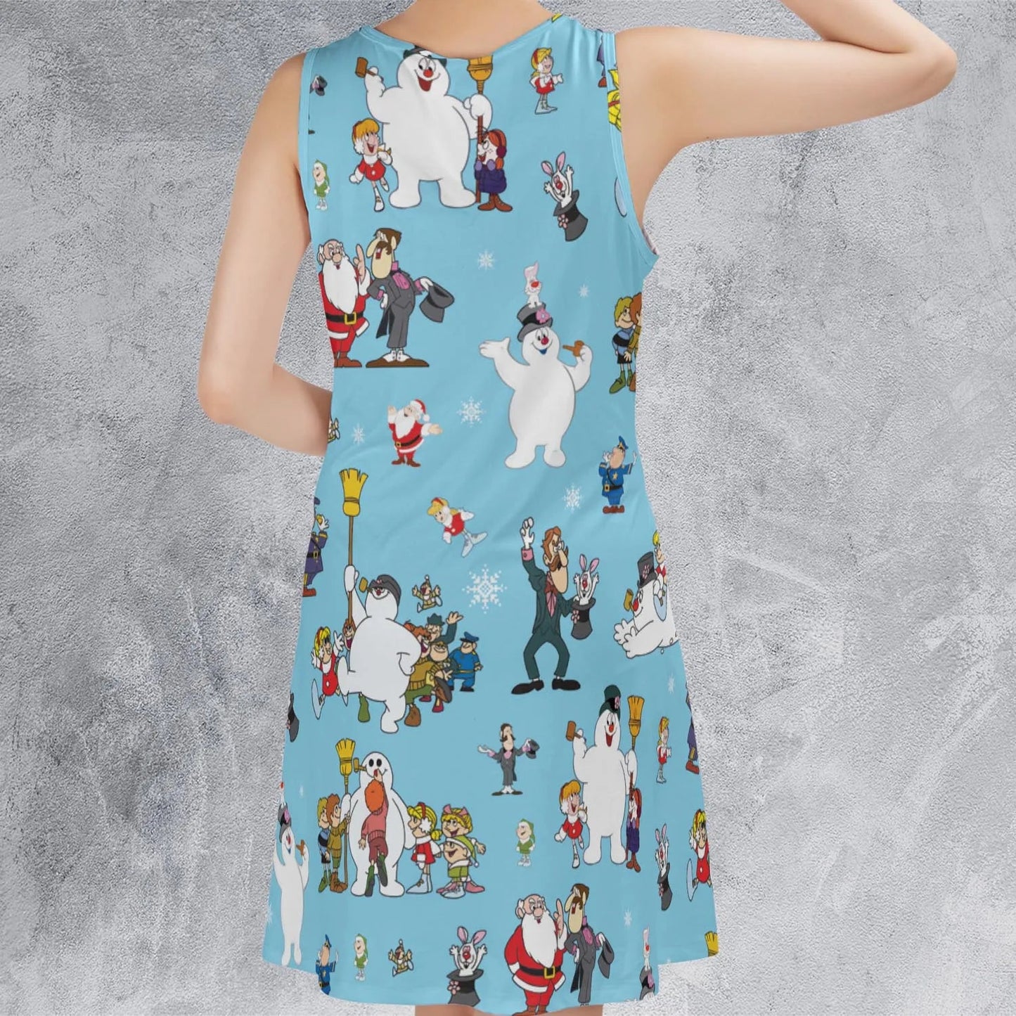 Casual Sleeveless Dress - WHVRC5ZX