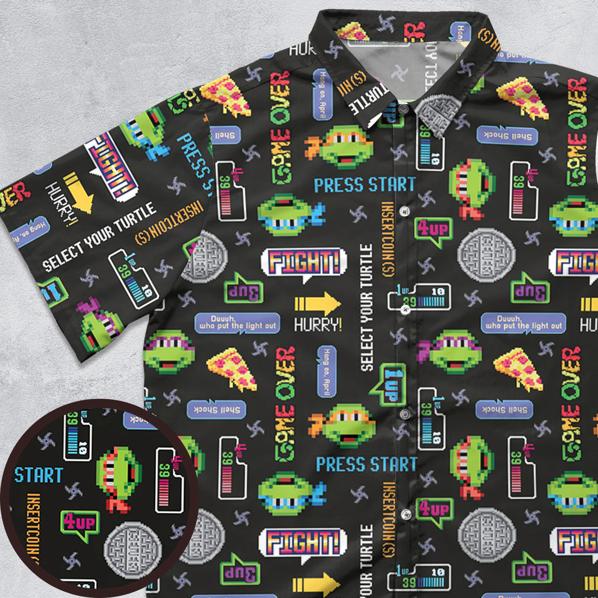Short Sleeve Button Shirt - APJEDKJK