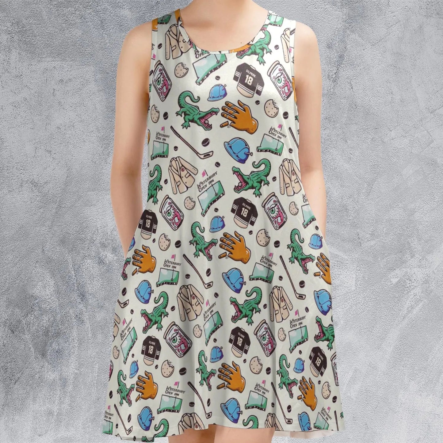 Casual Sleeveless Dress - X6XSTT5H