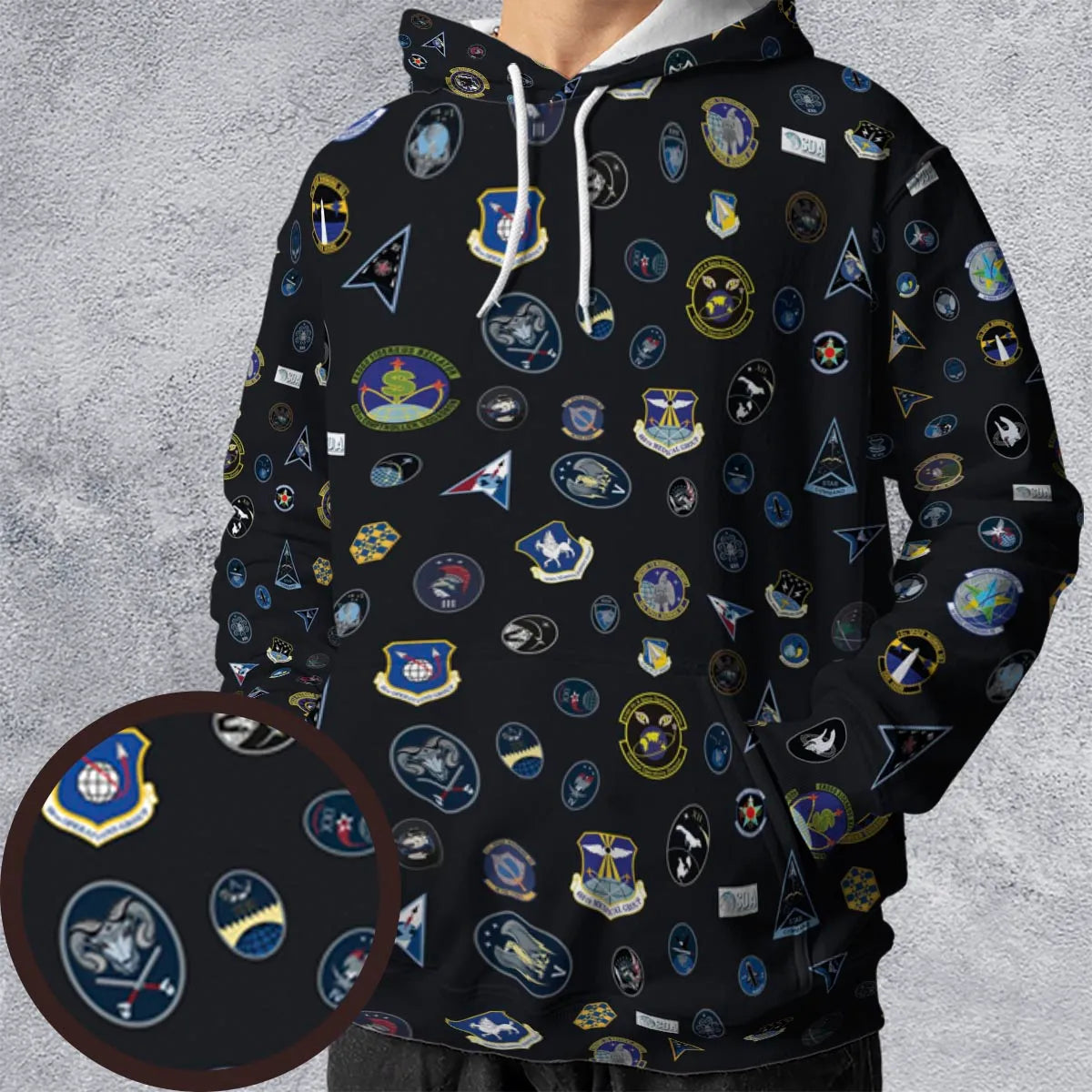 Full Print Hoodie - XKK39NEB