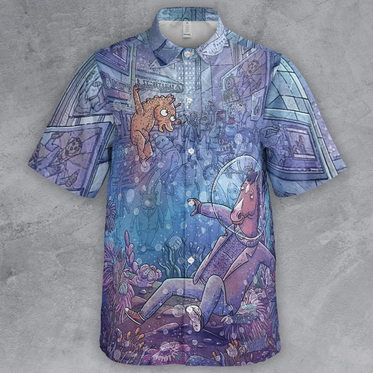 Short Sleeve Button Shirt - WSNANV4C