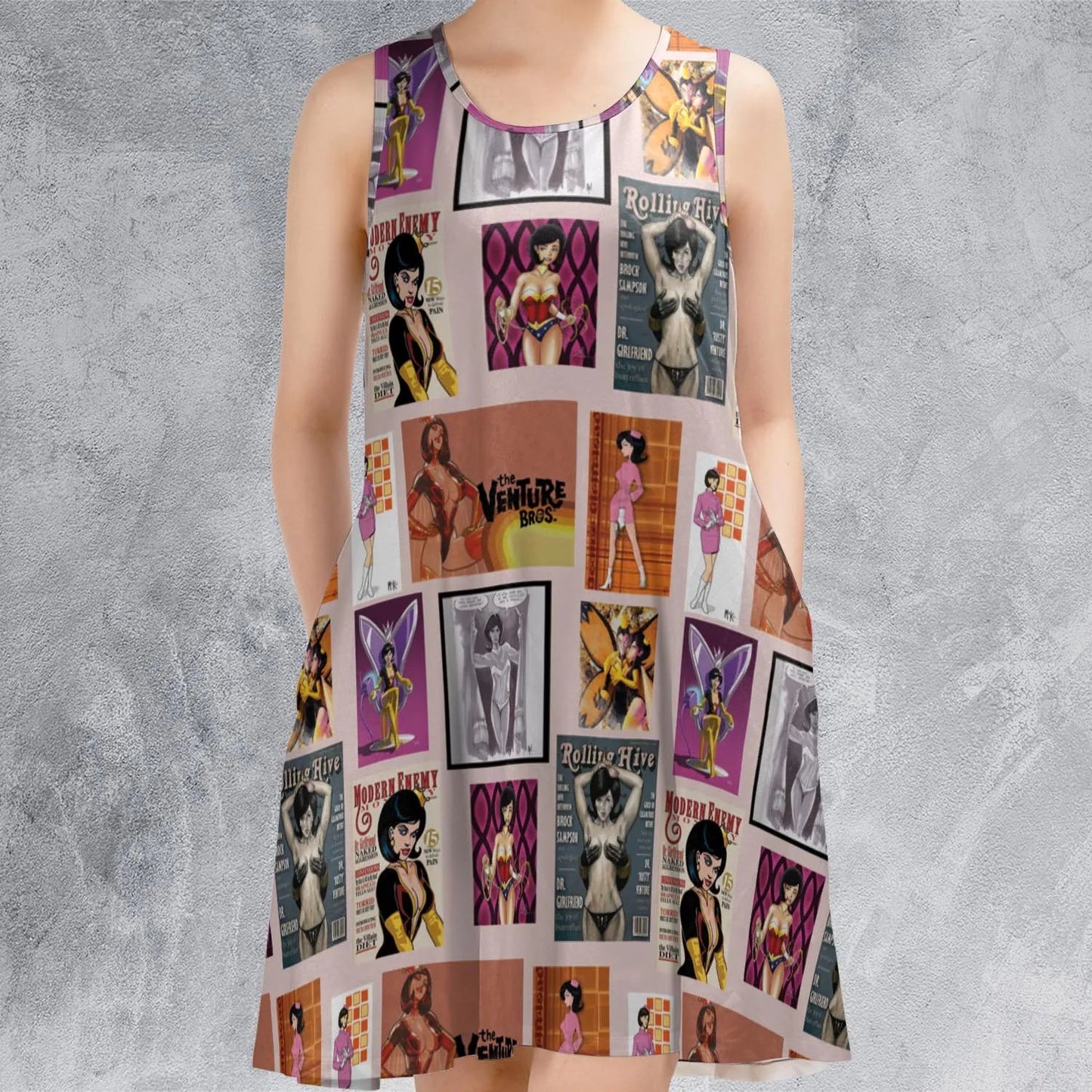 Casual Sleeveless Dress - TF9NSYKC