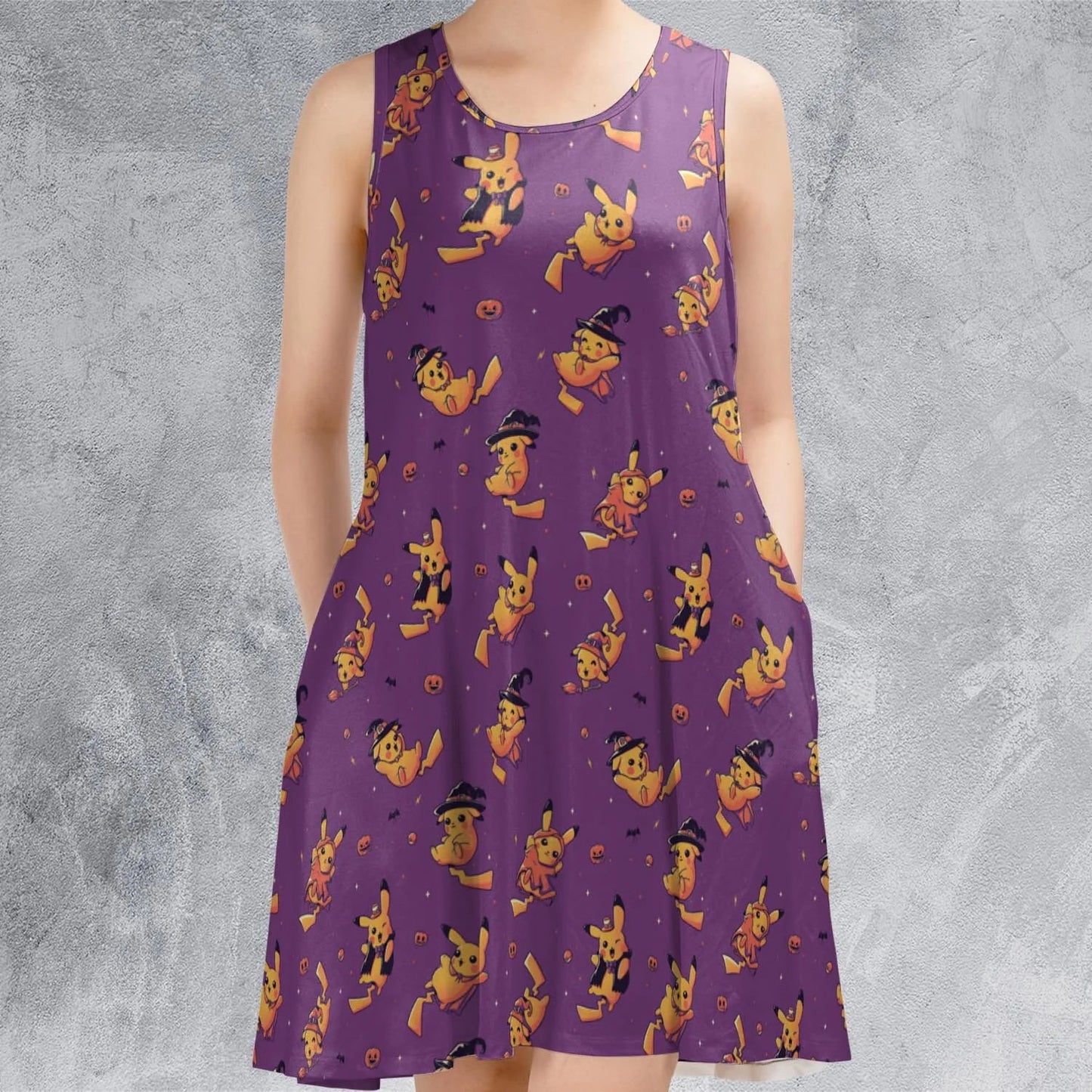 Casual Sleeveless Dress - CNVJYTJ2