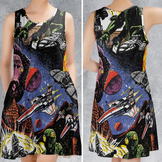 Casual Sleeveless Dress - 8SC798YA