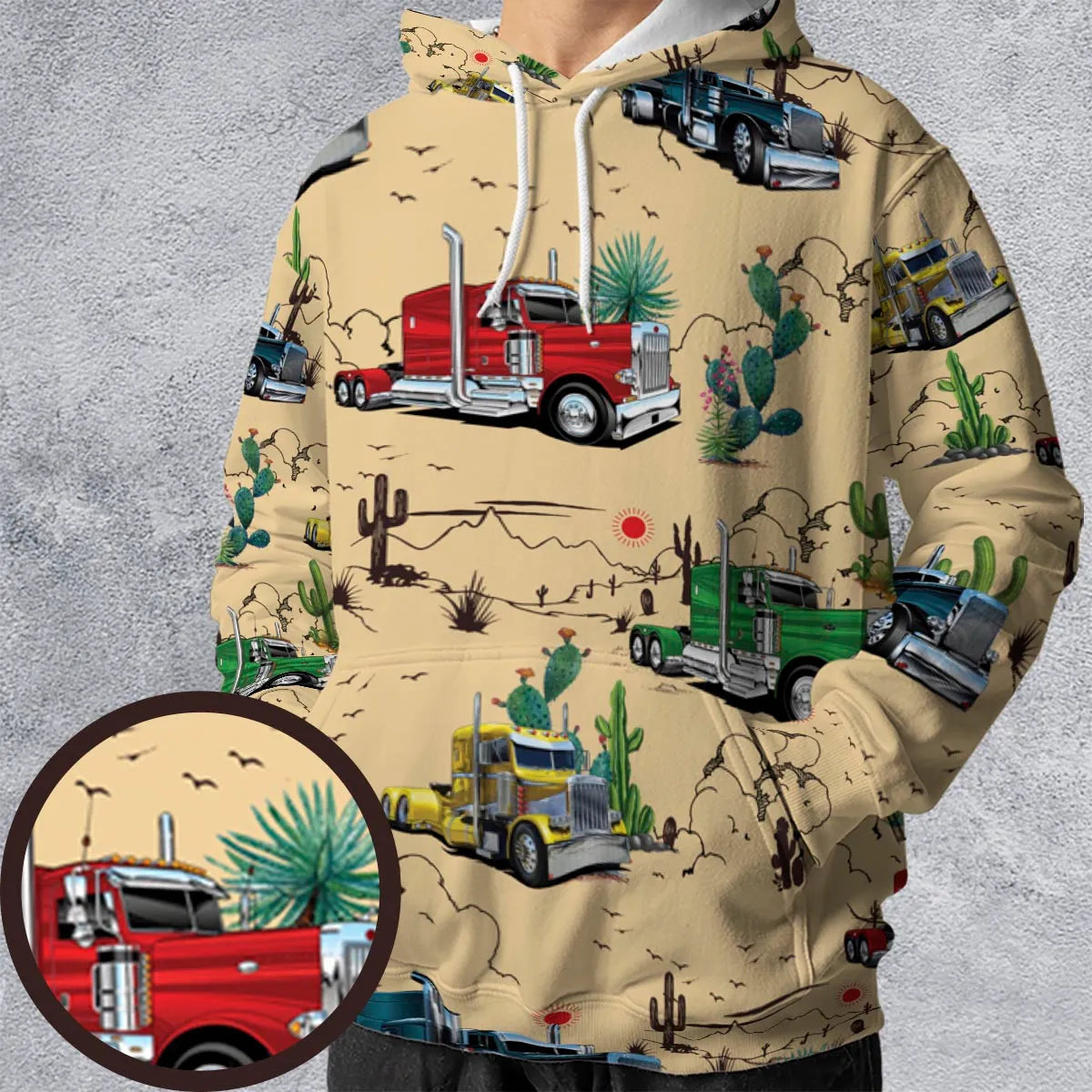 Full Print Hoodie - DDQEMMCR