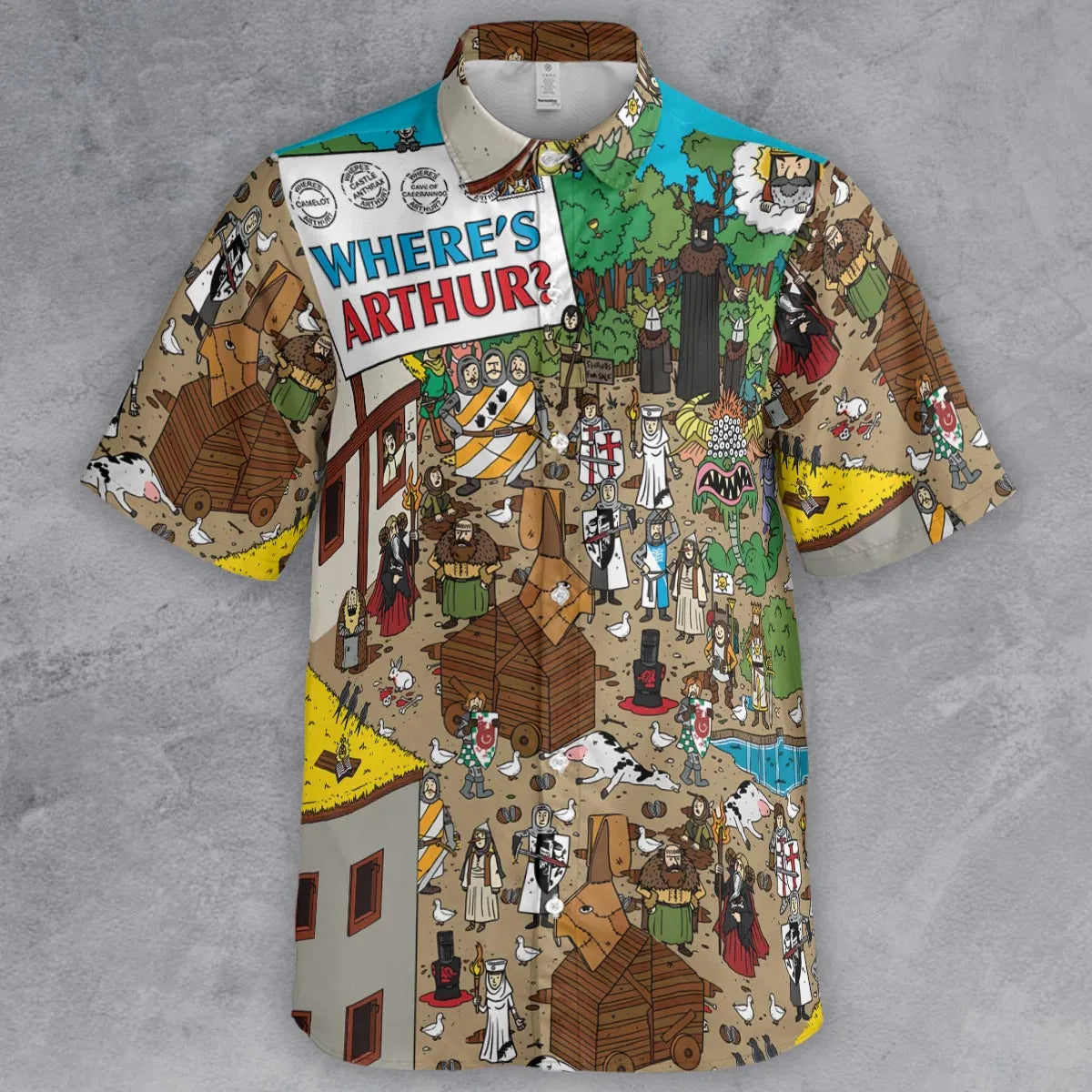 Short Sleeve Button Shirt - 9W98DEVG