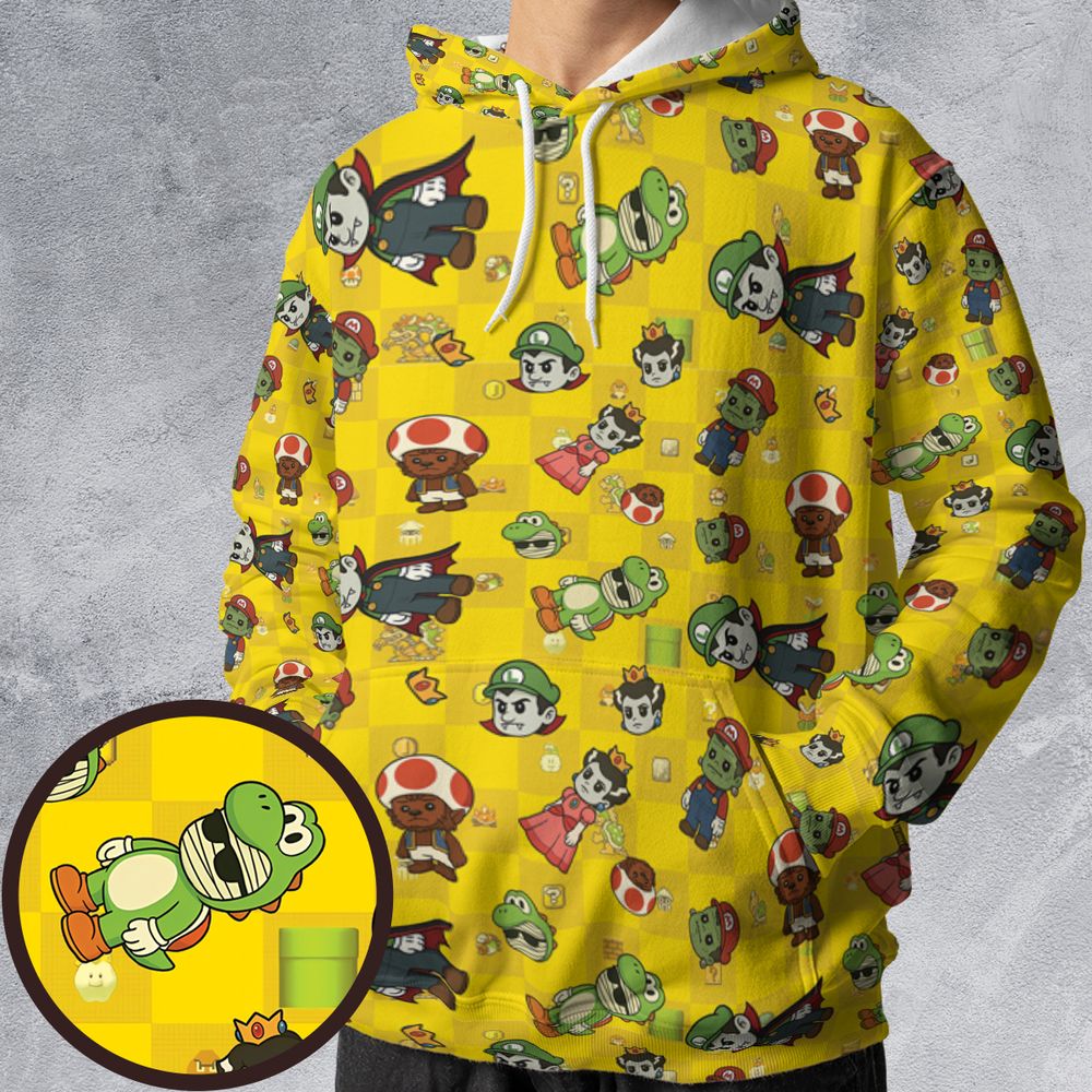All-over Print Hoodie - TR5WHCXQ -  - 1