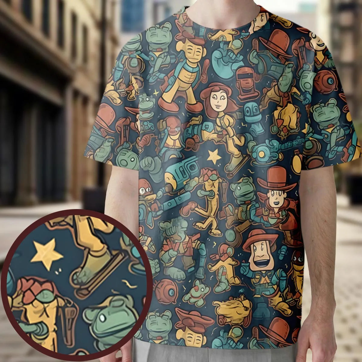 Full Print T-Shirt - YHK1BDRG