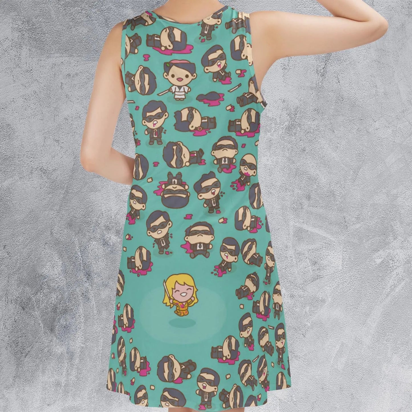Casual Sleeveless Dress - AAYSS52Q