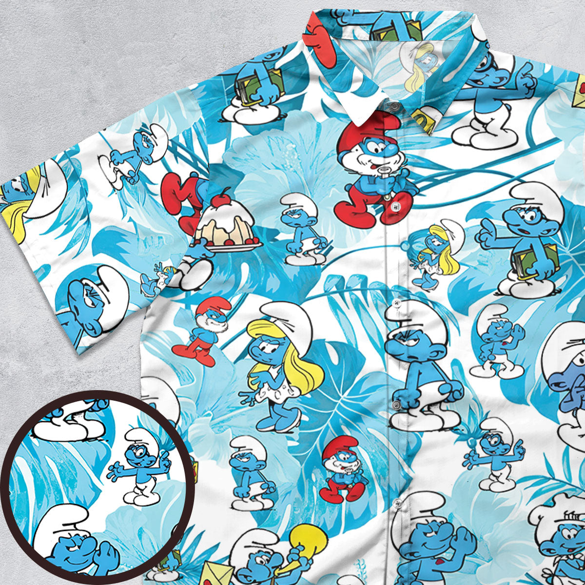Short Sleeve Button Shirt - 3WC98BFA