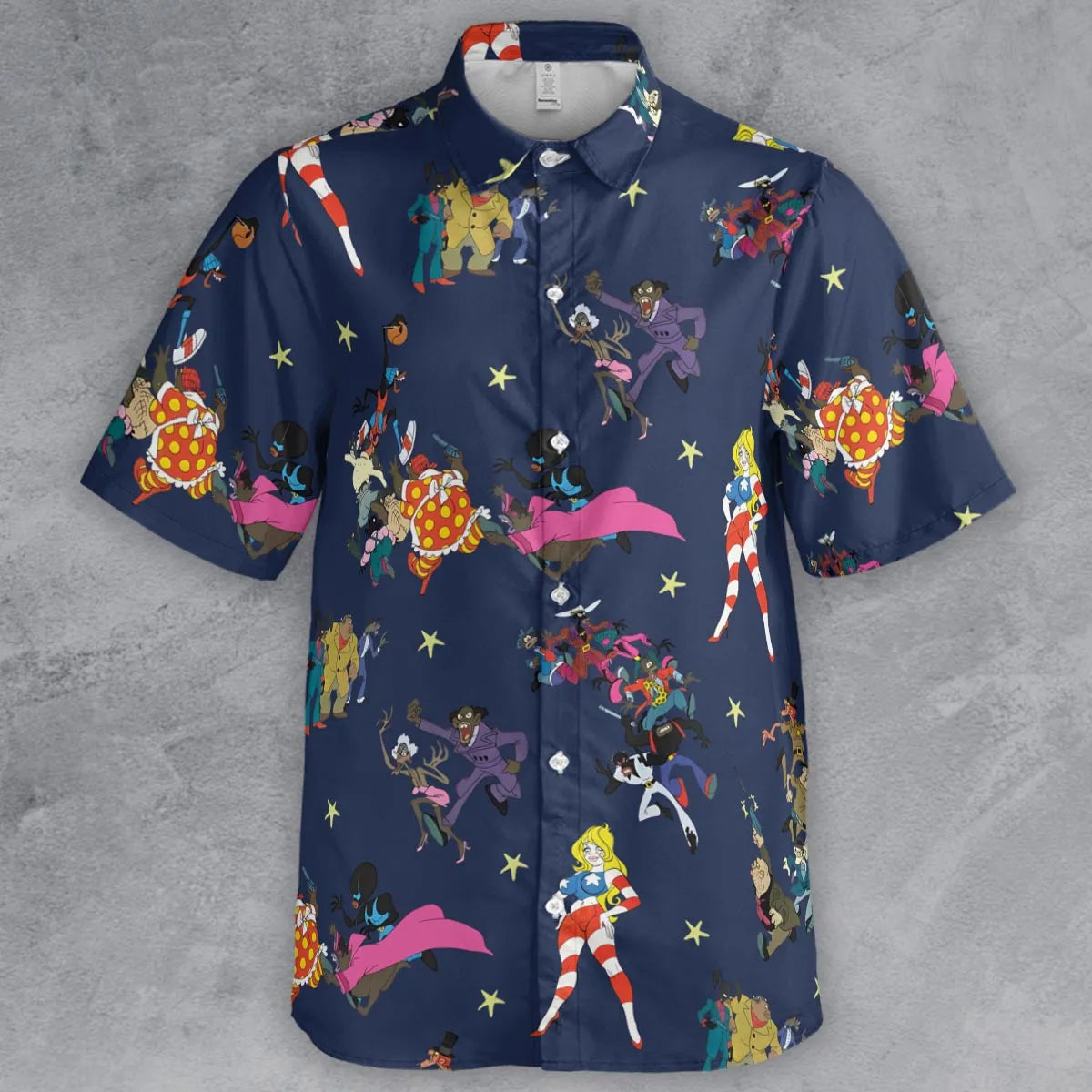Short Sleeve Button Shirt - QVH73MCM