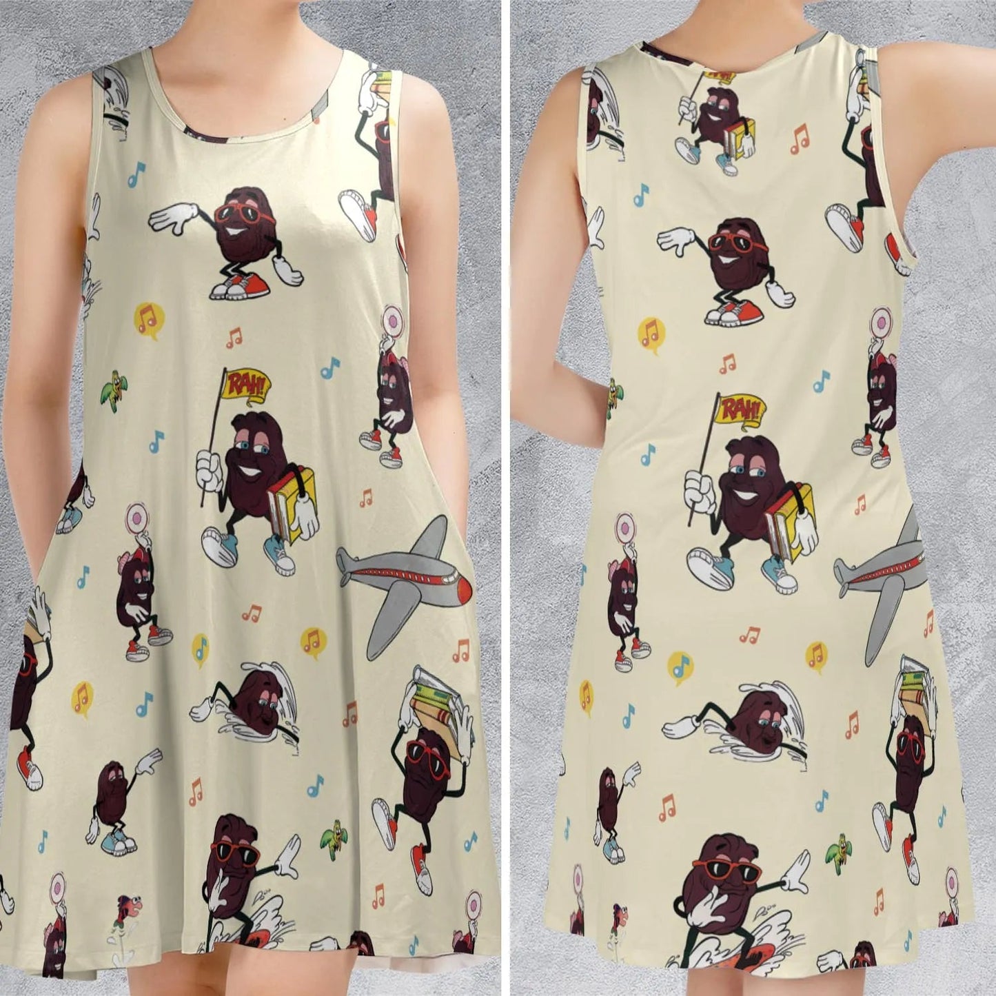 Casual Sleeveless Dress - KXV3A42J