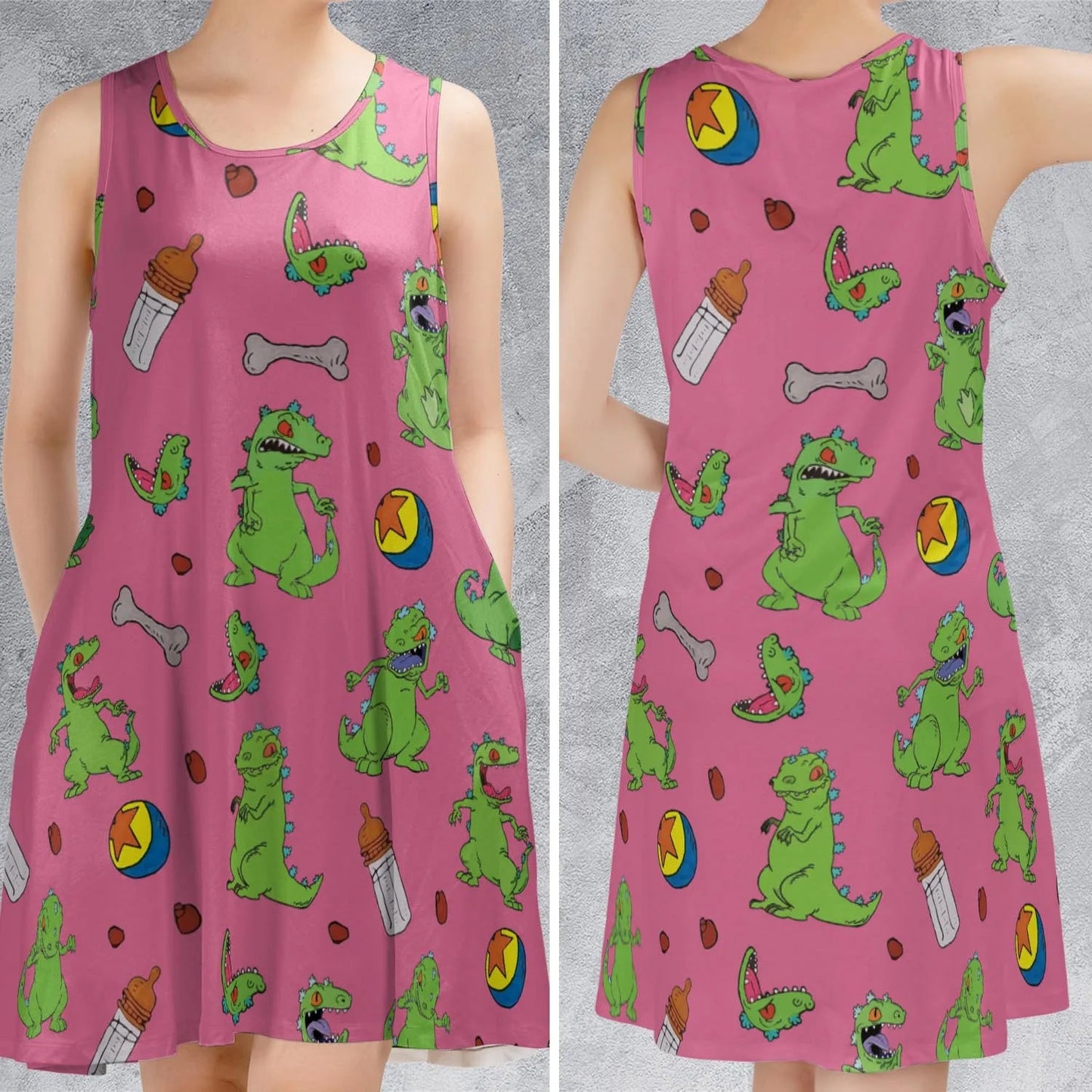 Casual Sleeveless Dress - VJWMPRSL