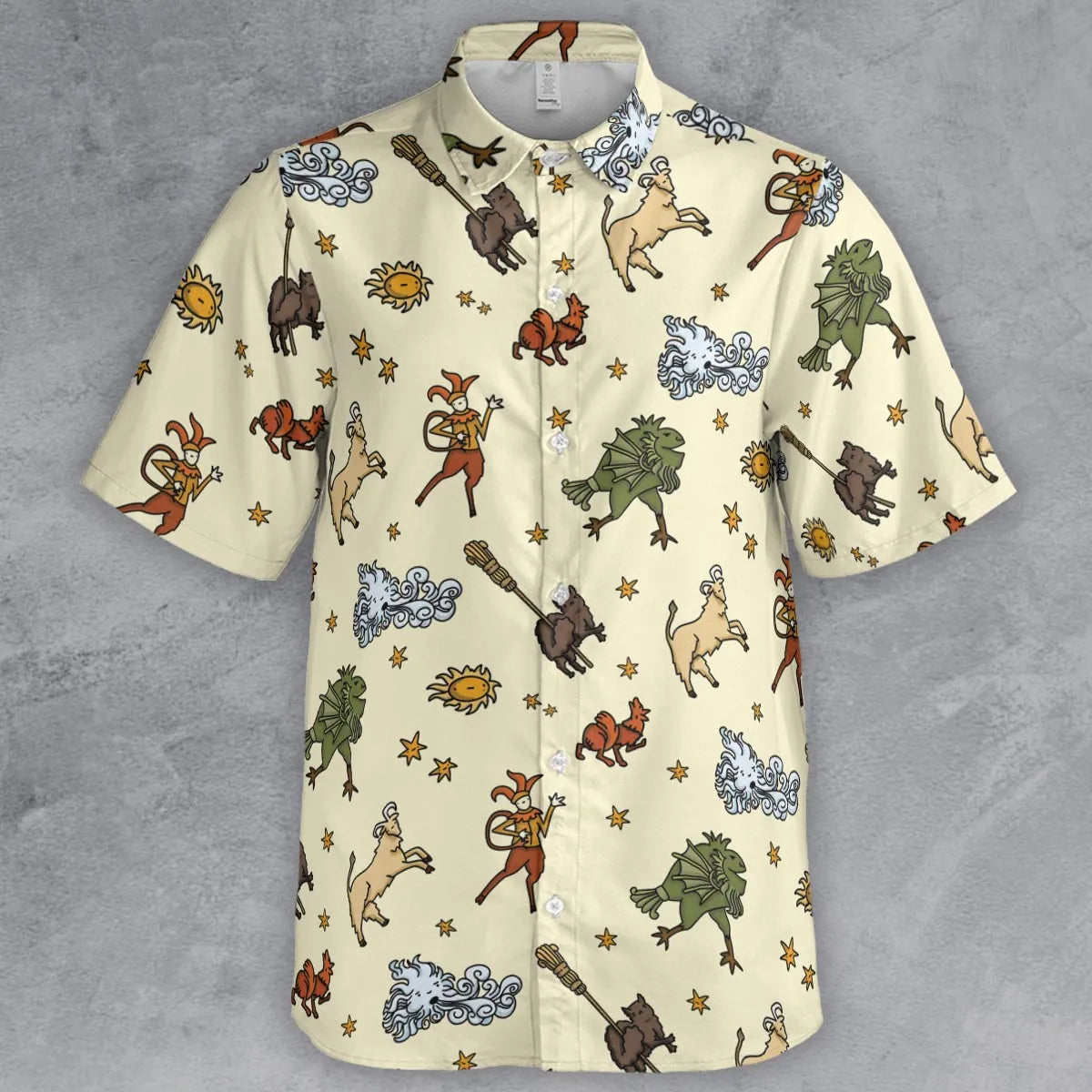 Short Sleeve Button Shirt - JD69LD57