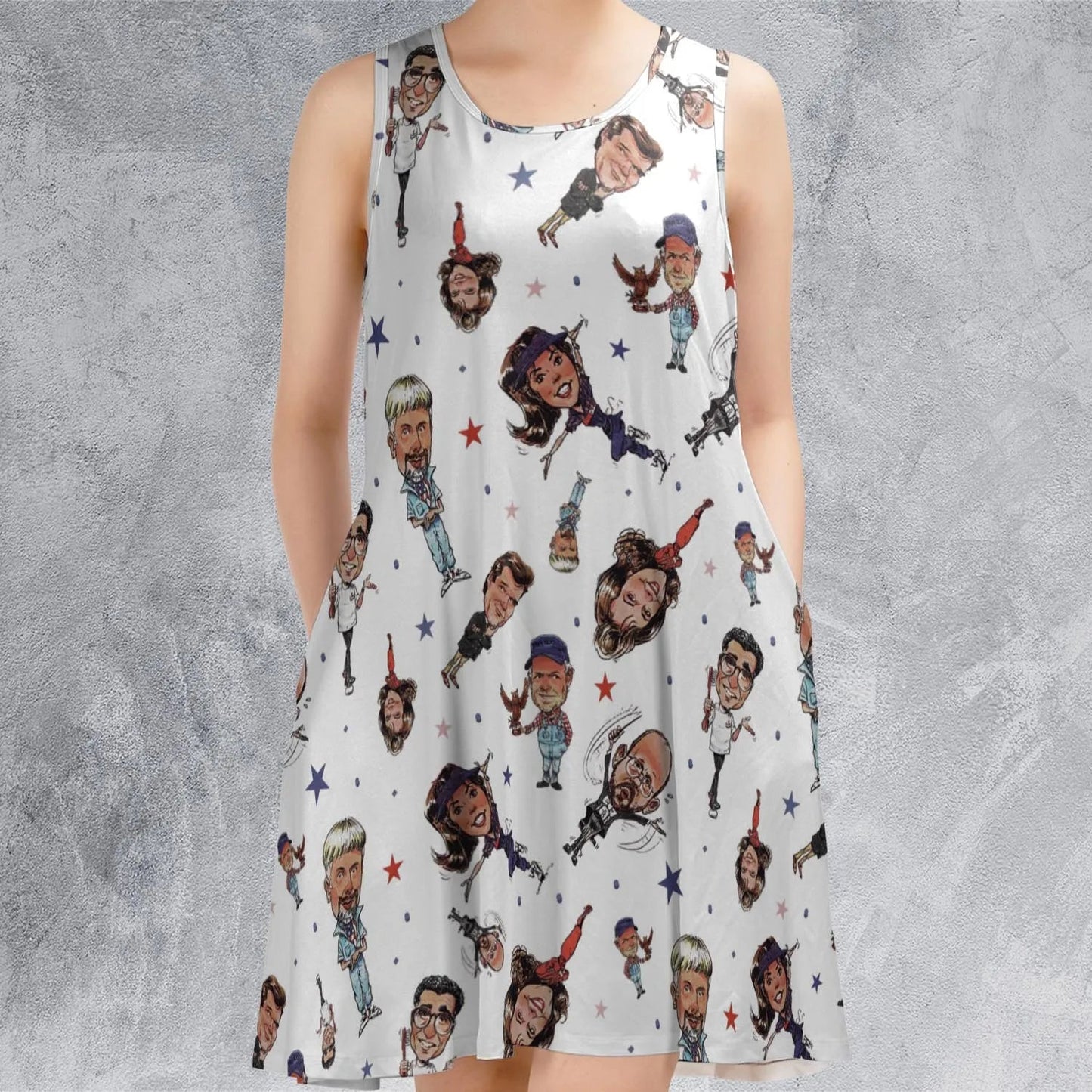 Casual Sleeveless Dress - YLJS9466