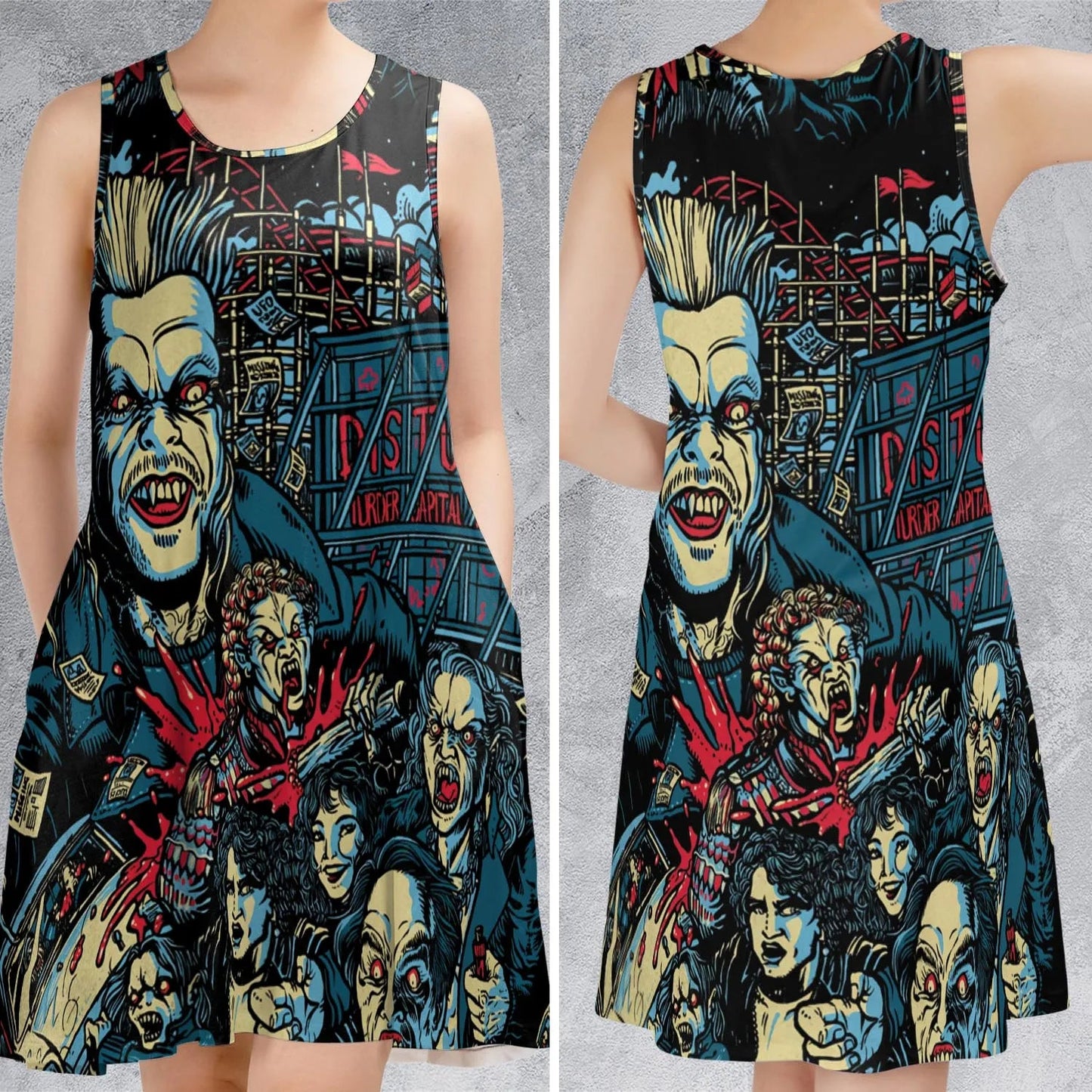 Casual Sleeveless Dress - VC6TRWL1