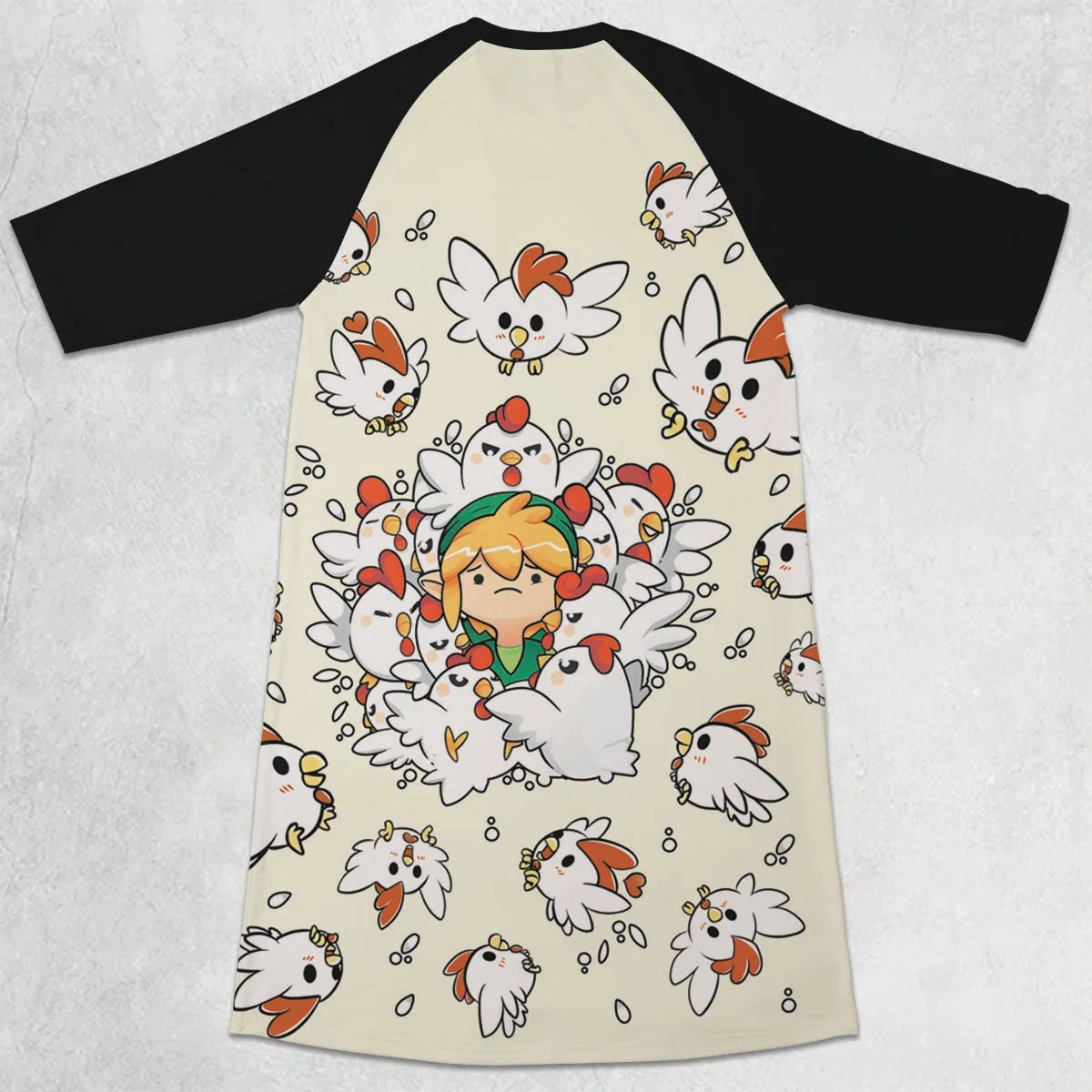 3/4 Sleeve Raglan Dress - DXZYGN6K