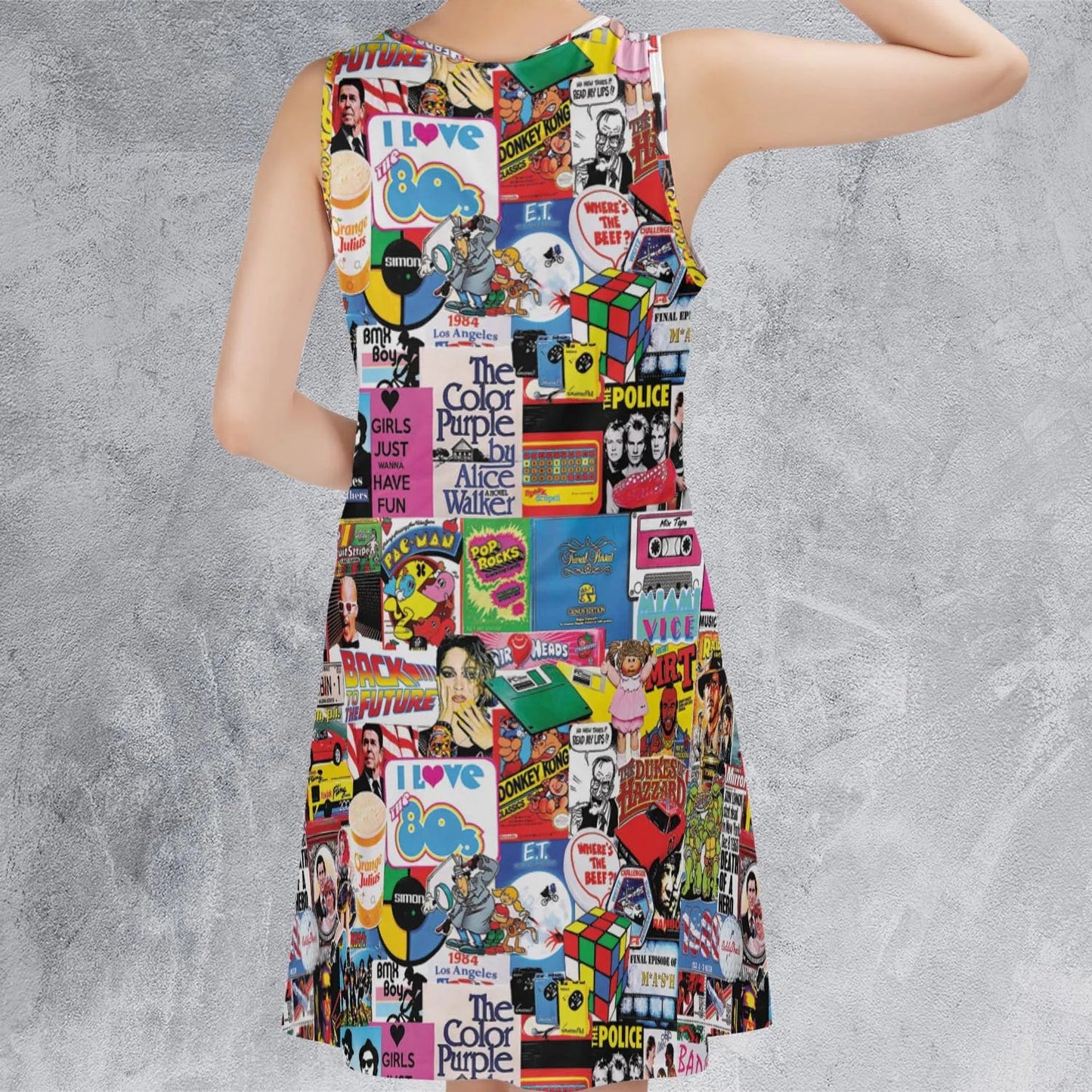 Casual Sleeveless Dress - X18BMV5H