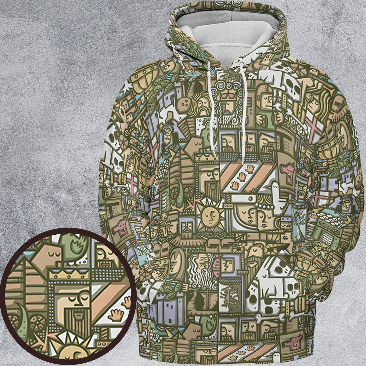 Full Print Hoodie - Y5DZASAL