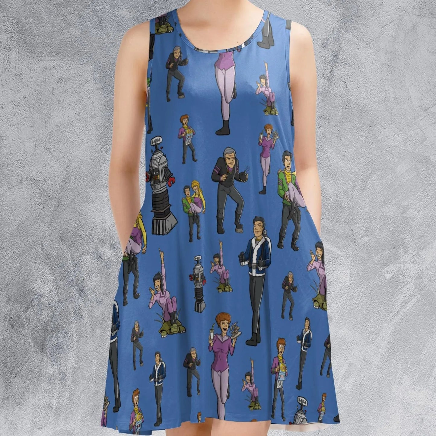 Casual Sleeveless Dress - CZP1Z58Y