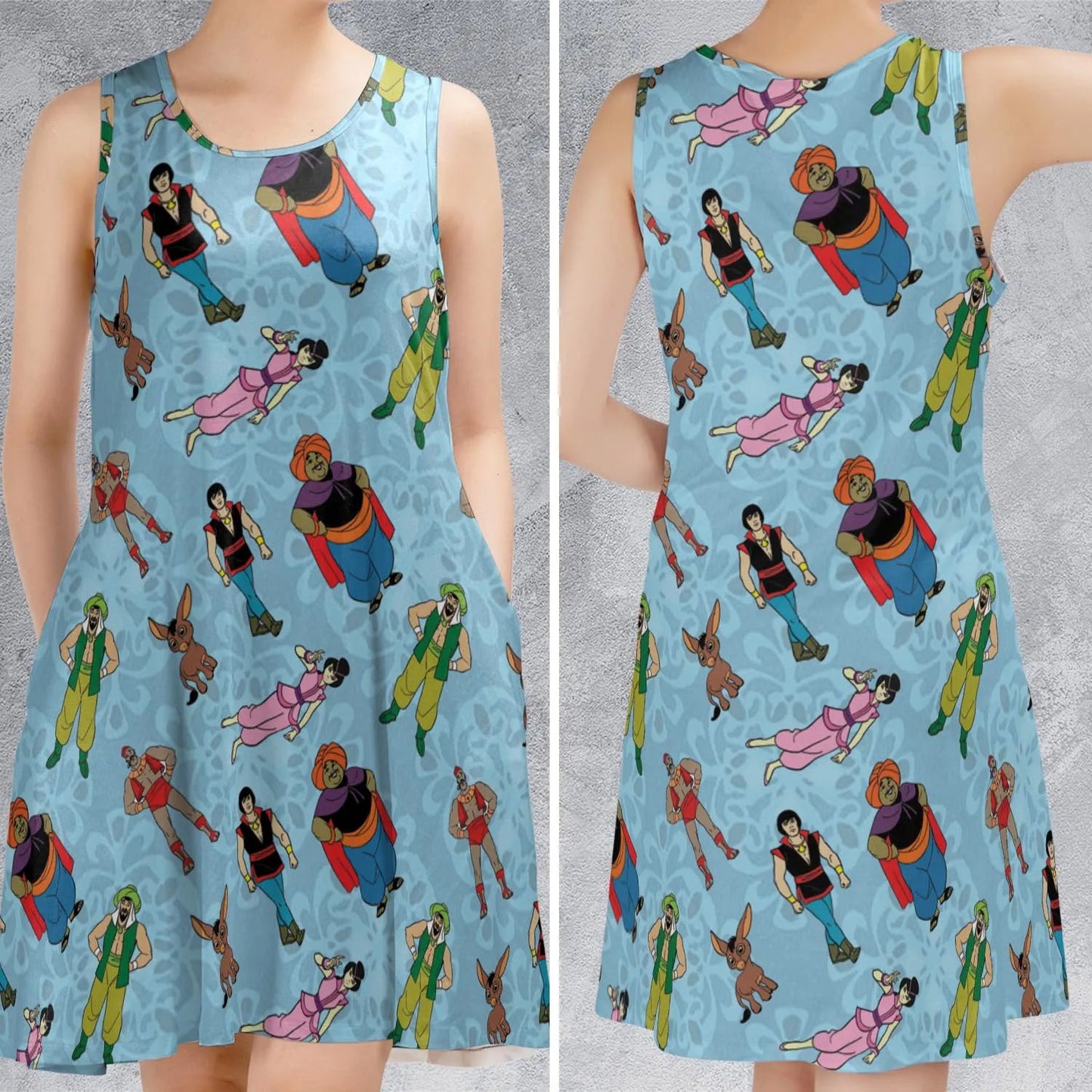 Casual Sleeveless Dress - GJCMSFX1