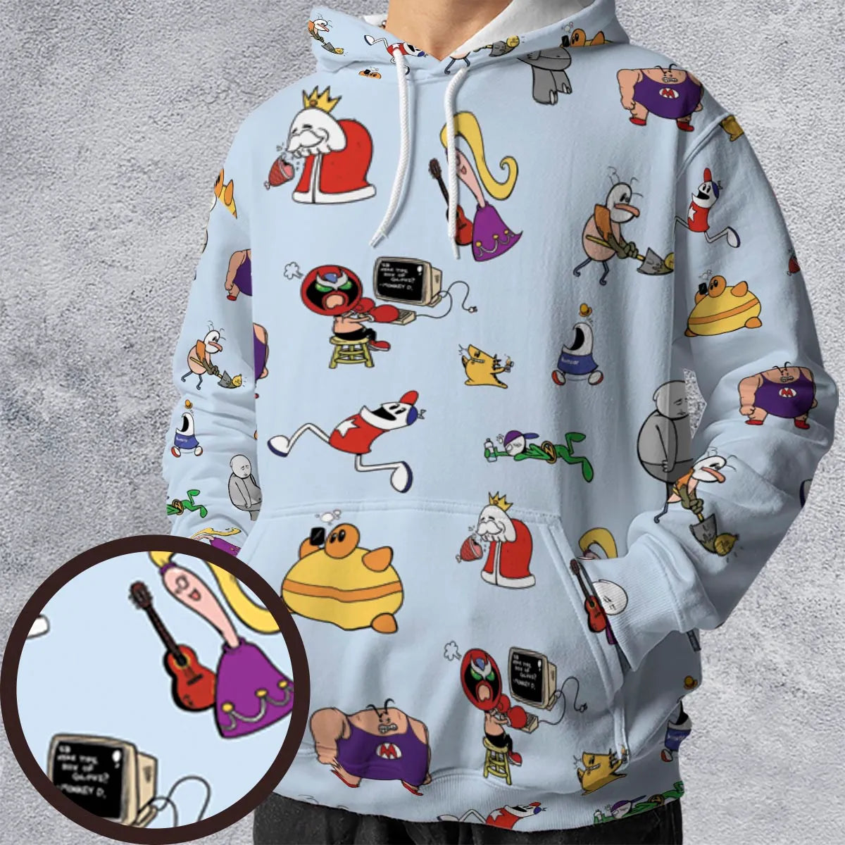 Full Print Hoodie - 75D8JQ96