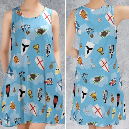 Casual Sleeveless Dress - 4R5WCARQ