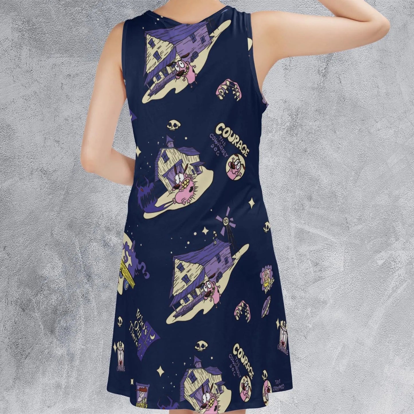 Casual Sleeveless Dress - PFJNAA6W
