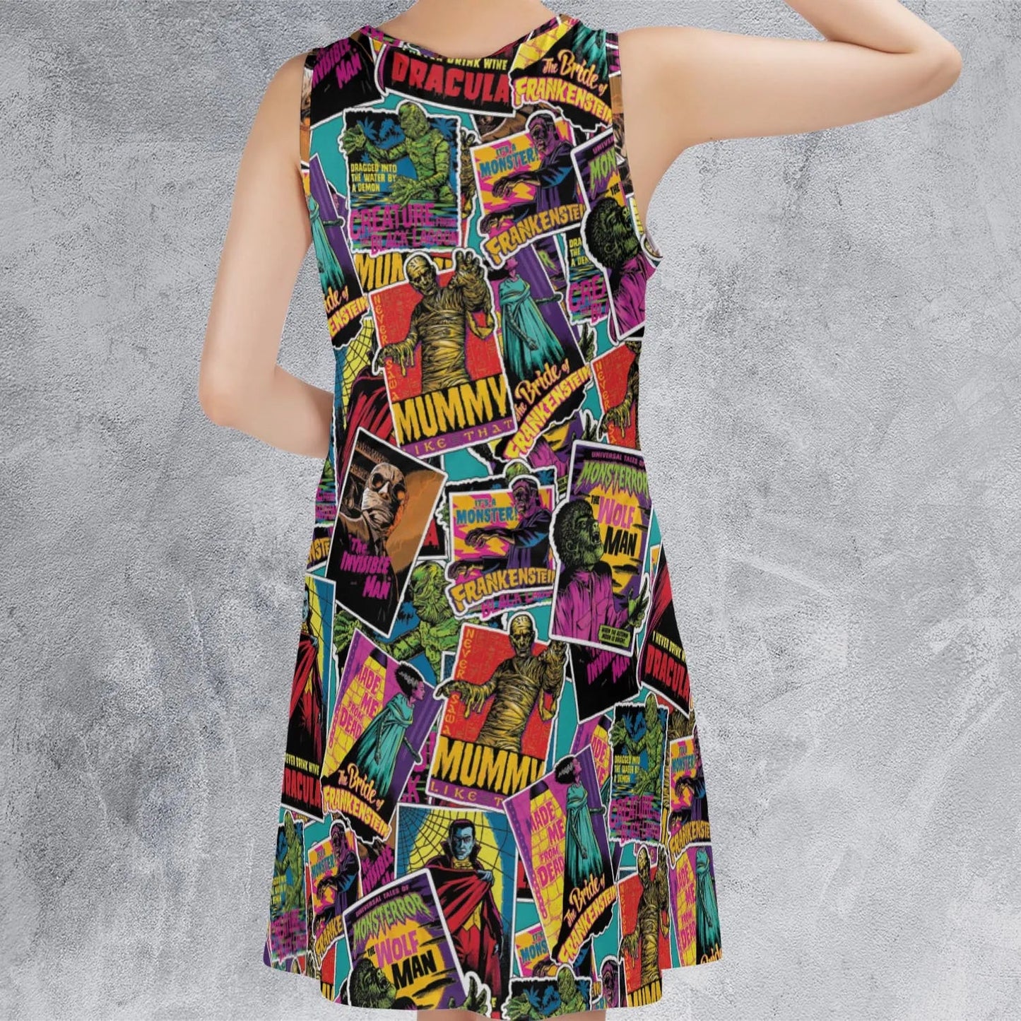 Casual Sleeveless Dress - NGMEUFPF