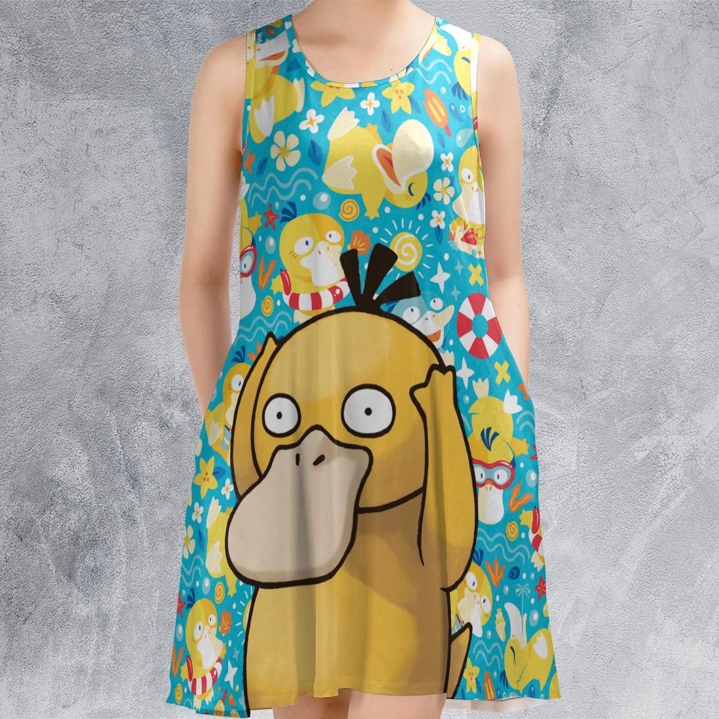 Casual Sleeveless Dress - L1BEN9DF