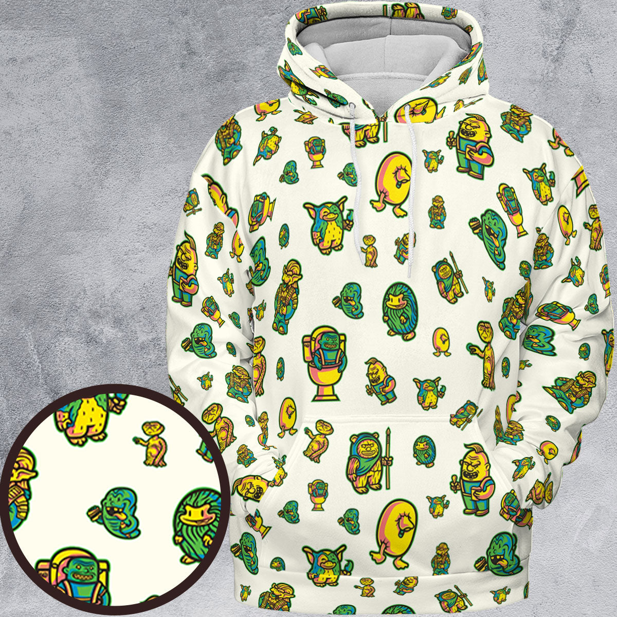 Full Print Hoodie - H18BZHMD